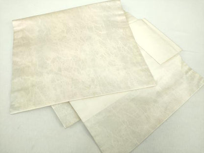 平和屋着物●つけ帯　唐織　更紗花文　金糸　引箔　正絹　逸品　DAAZ0251ps
