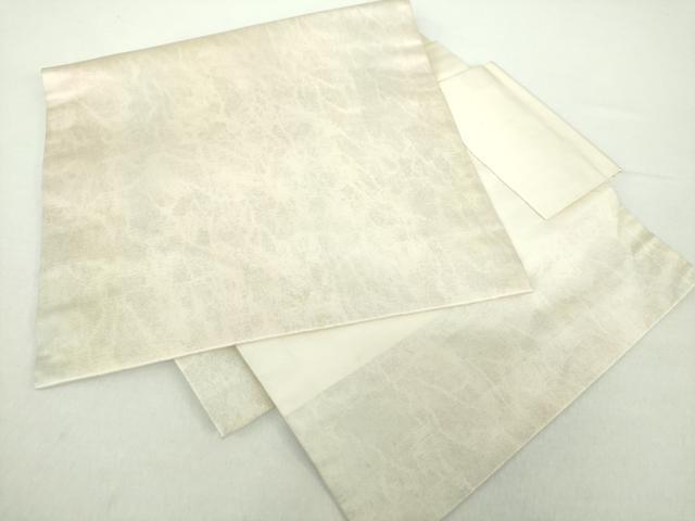平和屋着物●つけ帯　唐織　更紗花文　金糸　引箔　正絹　逸品　DAAZ0251ps