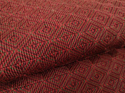 平和屋着物●八寸名古屋帯 入子菱柄 正絹 逸品 DAAZ0283ps