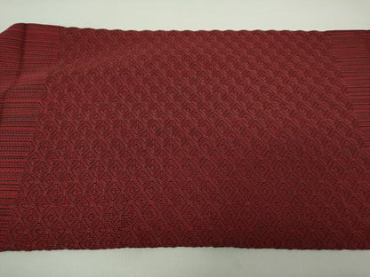 平和屋着物●八寸名古屋帯 入子菱柄 正絹 逸品 DAAZ0283ps