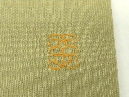 平和屋着物●西陣 長谷川織物 九寸開き名古屋帯 唐織 楊柳綴 舞花文 正絹 逸品 未使用 DAAZ0296ps
