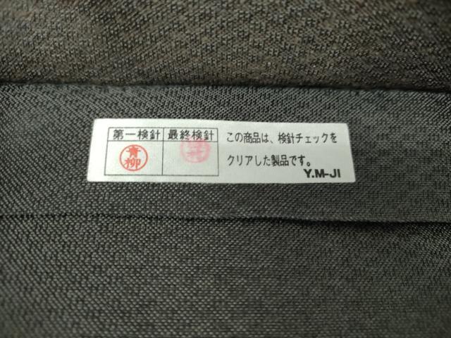 平和屋着物▽太鼓柄袋帯　スリーシーズン帯　春　夏　秋　紬地　牡丹文　正絹　逸品　DAAZ0339ps