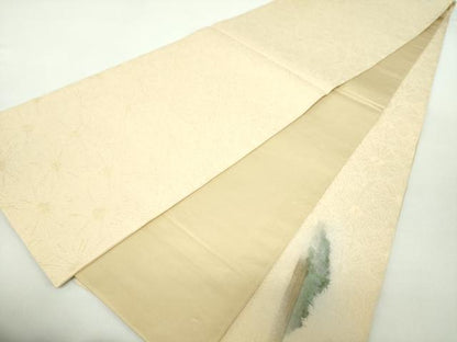 平和屋着物●太鼓柄袋帯　手描き　遠山風景　金彩　正絹　逸品　DAAZ0362ps