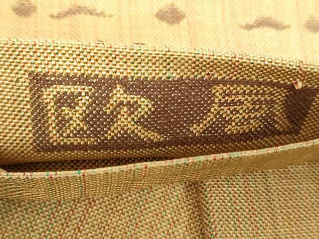 平和屋着物●六通柄 本袋帯 欧風 正絹 逸品 DAAZ0415ps