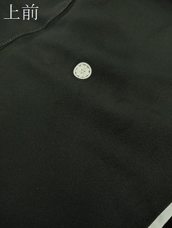 平和屋着物●豪華黒留袖　駒刺繍　立波鶴の丸　金彩　正絹　逸品　DAAZ0489ps