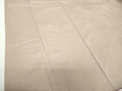 平和屋着物●本場眞綿絢結城紬 色無地 霞色 証紙付き 正絹 逸品 DAAZ0503ps
