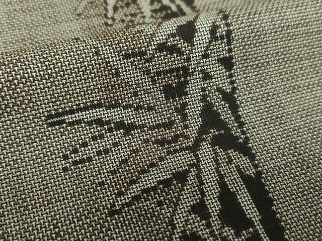 平和屋着物●本場大島紬 9マルキ 草葉間道 正絹 逸品 DAAZ0511ps