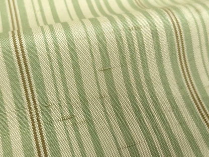 平和屋着物●ぜんまい紬　間道　正絹　逸品　DAAZ0512ps