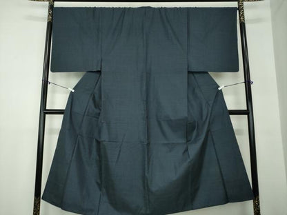 平和屋着物●男性　本場大島紬　アンサンブル　長羽織　亀甲柄　反端付き　正絹　逸品　DAAZ0517ps