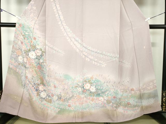 平和屋着物●訪問着　作家物　絞り　辻が花　暈し染め　金彩　正絹　逸品　未使用　DAAZ0524ps