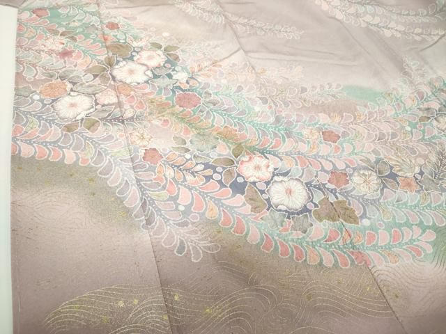 平和屋着物●訪問着　作家物　絞り　辻が花　暈し染め　金彩　正絹　逸品　未使用　DAAZ0524ps