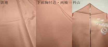 平和屋着物●訪問着 友禅 宝尽くし 雪輪飛鶴花文 暈し染め 正絹 逸品 DAAZ0546ps