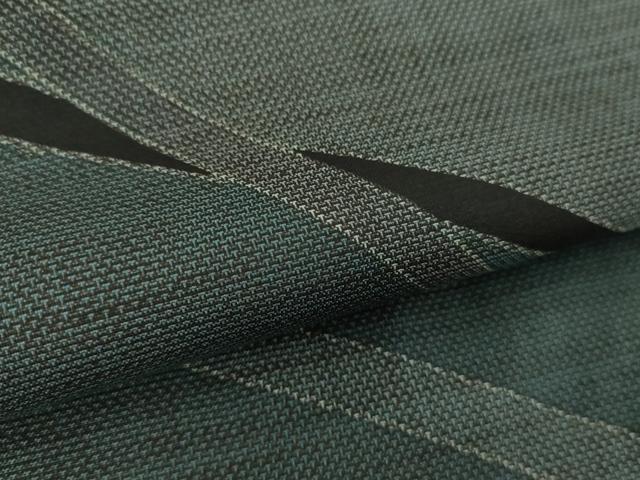 平和屋着物●本場大島紬 訪問着 9マルキ 作家物 変わり間道 正絹 逸品 DAAZ0557ps