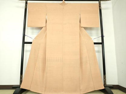 平和屋着物●江戸小紋 百柄 横段吉祥柄 正絹 逸品 DAAZ0585ps