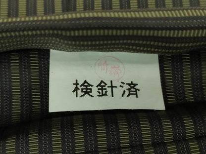 平和屋着物●男性　馬乗袴　縞　正絹　逸品　DAAZ0601ps