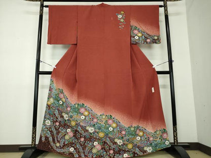 平和屋着物●訪問着 作家物 辻が花 暈し染め 金彩 正絹 逸品 DAAZ0616ps