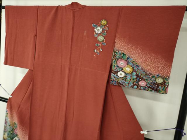 平和屋着物●訪問着 作家物 辻が花 暈し染め 金彩 正絹 逸品 DAAZ0616ps