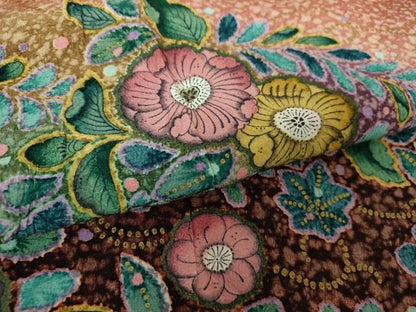 平和屋着物●訪問着 作家物 辻が花 暈し染め 金彩 正絹 逸品 DAAZ0616ps