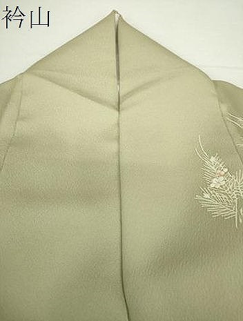 平和屋着物●銀座きしや　訪問着　駒刺繍　吉祥花文　金彩　正絹　逸品　DAAZ0635ps