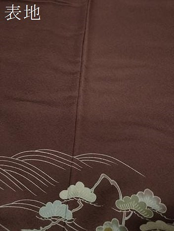 平和屋着物●訪問着　流水風景花文　暈し染め　正絹　逸品　未使用　DAAZ0670ps
