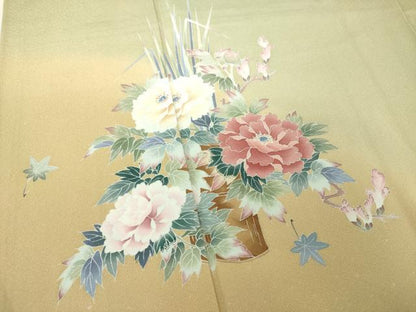 平和屋着物●訪問着　友禅　作家物　飾花文　暈し染め　正絹　逸品　DAAZ0702ps