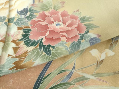 平和屋着物●訪問着　友禅　作家物　飾花文　暈し染め　正絹　逸品　DAAZ0702ps
