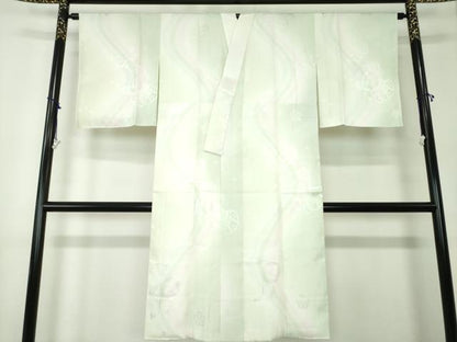 平和屋着物●上質な長襦袢 袷 鼓花地紋 暈し染め 正絹 逸品 未使用 DAAZ0705ps