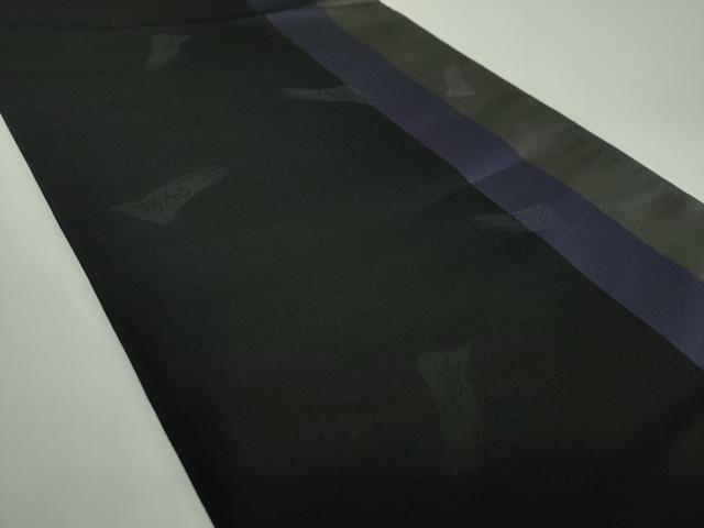 平和屋着物●ファッションデザイナー コシノアヤコ 六通柄袋帯 笹竹文 金糸 正絹 逸品 DAAZ0785ps