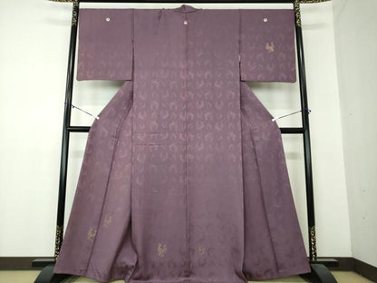 平和屋着物●訪問着　孔雀文　金彩　正絹　逸品　DAAZ0993ps