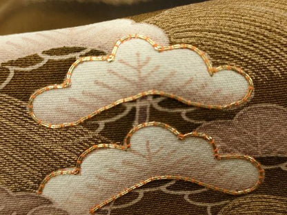 平和屋着物■豪華黒留袖 駒刺繍 花浜松文 暈し染め 金彩 正絹 逸品 DAAZ1135qa
