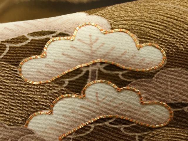平和屋着物■豪華黒留袖 駒刺繍 花浜松文 暈し染め 金彩 正絹 逸品 DAAZ1135qa