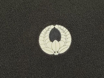 平和屋着物■豪華黒留袖 流水飛鶴文 金彩 正絹 逸品 DAAZ1201qa