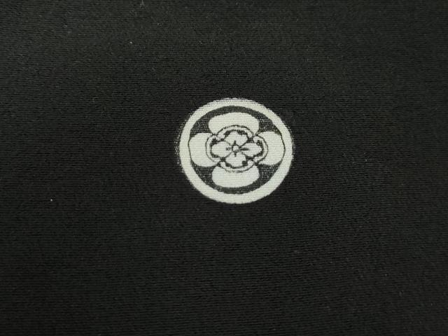 平和屋着物■豪華黒留袖　駒刺繍　枝松花丸文　松竹梅　金彩　正絹　逸品　DAAZ1341qa