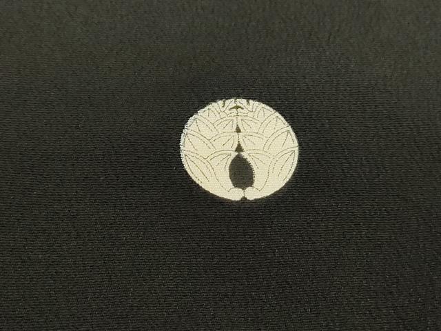 平和屋着物■豪華黒留袖 駒刺繍 道長枝松文 金彩 正絹 逸品 DAAZ1408qa
