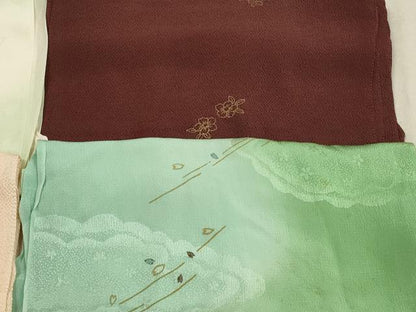 平和屋着物★和装小物　帯揚げ10枚セット　正絹　逸品　DAAZ1568xg