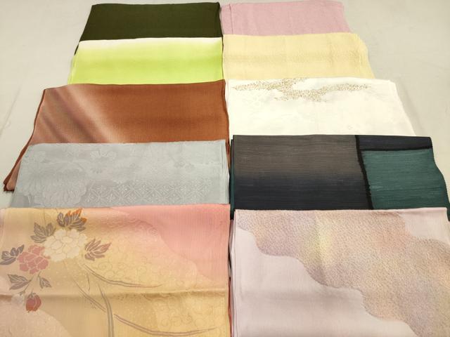 平和屋着物★和装小物 帯揚げ10枚セット 正絹 逸品 DAAZ1598xg