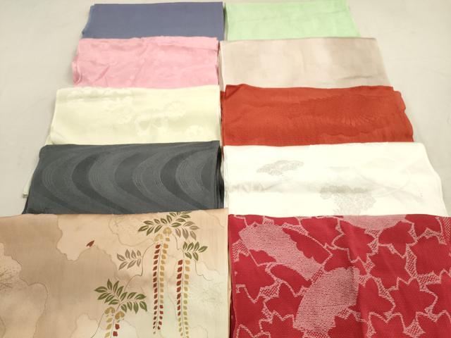 平和屋着物★和装小物 帯揚げ10枚セット 正絹 逸品 DAAZ1604xg
