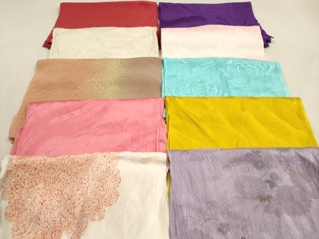 平和屋着物★和装小物 帯揚げ10枚セット 正絹 逸品 DAAZ1607xg