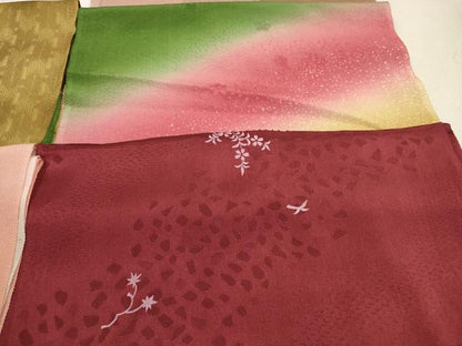 平和屋着物★和装小物　帯揚げ10枚セット　正絹　逸品　DAAZ1634xg