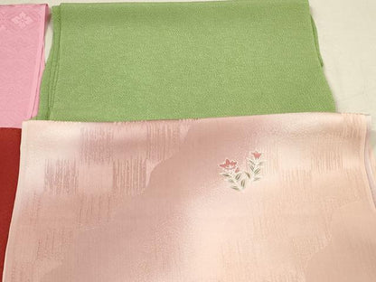 平和屋着物★和装小物　帯揚げ10枚セット　正絹　逸品　DAAZ1694xg