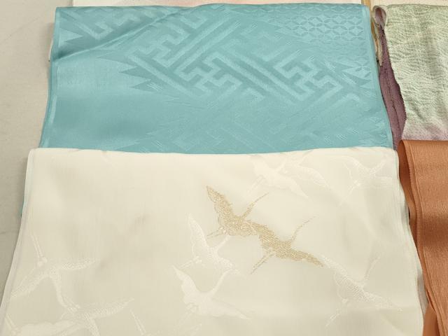 平和屋着物★和装小物　帯揚げ10枚セット　丹後ちりめん　本金　正絹　逸品　DAAZ1703xg