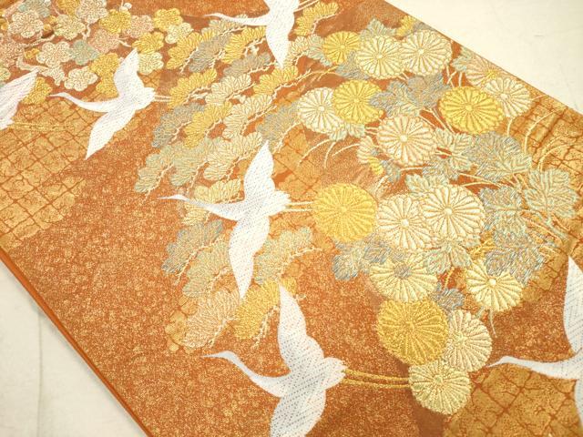 平和屋着物◎六通柄袋帯 唐織 蒔絵百景 九百錦 飛