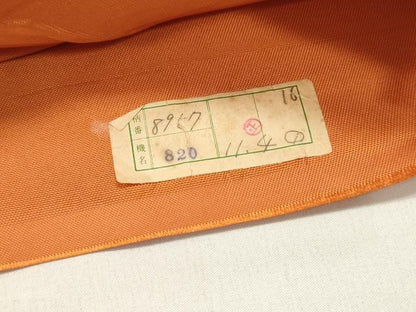 平和屋着物◎西陣　六通柄　本袋帯　更紗花唐草文　金糸　正絹　逸品　DAAZ1858xg