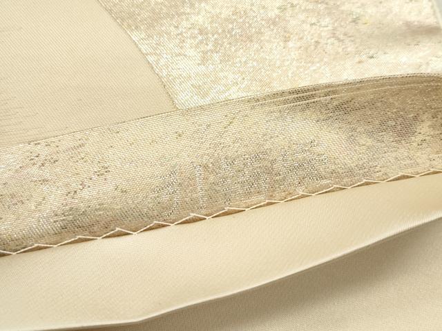 平和屋着物◎六通柄袋帯 作家物 花物語 寒牡丹 引箔 正絹 逸品 DAAZ1889xg