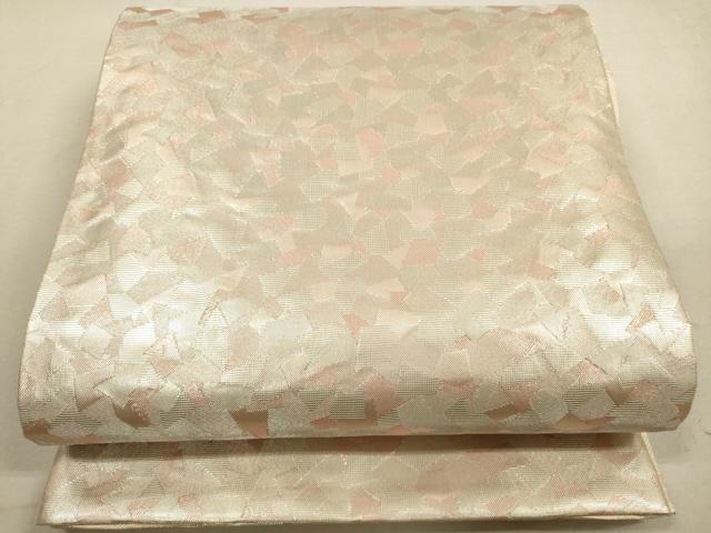 平和屋着物◎佐賀錦　両面　全通柄袋帯　散らし文　銀糸　正絹　逸品　DAAZ1976xg