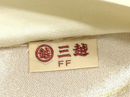 平和屋着物◎六通柄袋帯 立波文 金銀糸 三越扱い 正絹 逸品 DAAZ1995xg