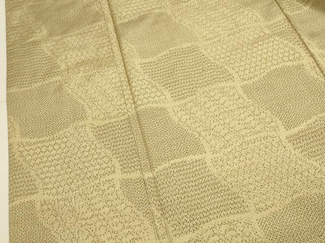 平和屋着物■上質な紬　瓦文　正絹　逸品　DAAZ2146op