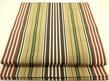 平和屋着物●本場筑前博多織 八寸名古屋帯 縞 正絹 逸品 DAAZ2219op