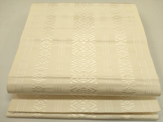 平和屋着物●本場筑前博多織　八寸名古屋帯　献上　正絹　逸品　DAAZ2232op