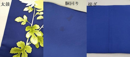 平和屋着物●塩瀬 九寸名古屋帯 菊 正絹 逸品 DAAZ2252op
